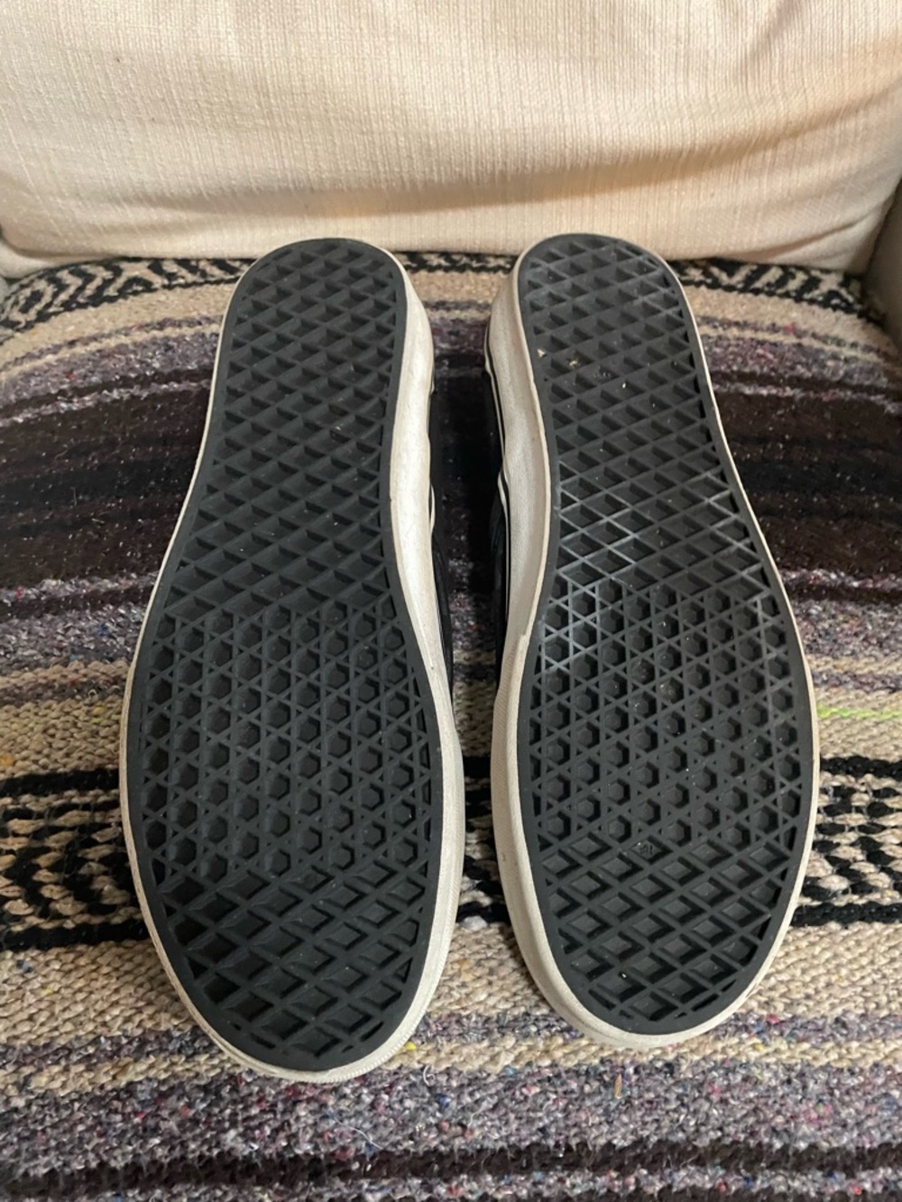 Vans Classic Checkerboard Slip-On - Black - Picture 5 of 5